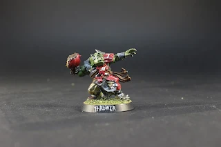 Prototype de l'equipe Orc du jeu Bloodbowl.