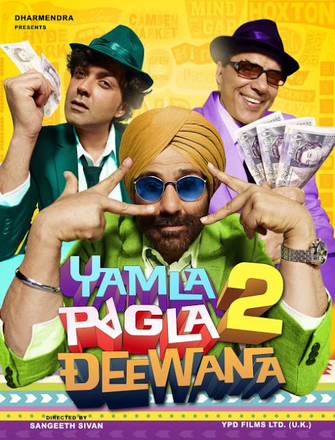 Yamla Pagla Deewana 2 posters (2013)