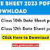 CBSE Date Sheet 2023 Class 12 PDF | CBSE Date Sheet 2023 Class 10 [PDF Download]