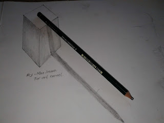 Lukisan gambar pensil