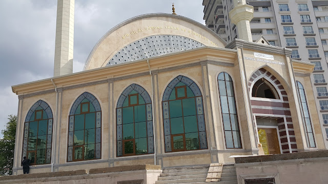 Ankara Demetevler Abdulhamid han camii  Pencere Vitrayı, Kapı Vitrayı, Kubbe Vitrayı, Vitray Yapan Firma, Vitray İmalatı, Vitray Tasarım, Kristal Vitray, Merdiven Kovası Vitrayı,