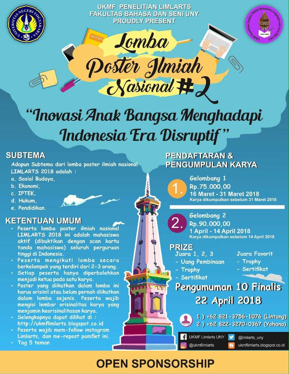 Lomba Desain  Poster  Nasional  2021 di UNY Lomba Terbaru