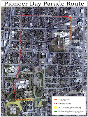  Read this to know the pioneer day parade route so that you can see the parade easily.