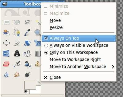 Toolbox GIMP