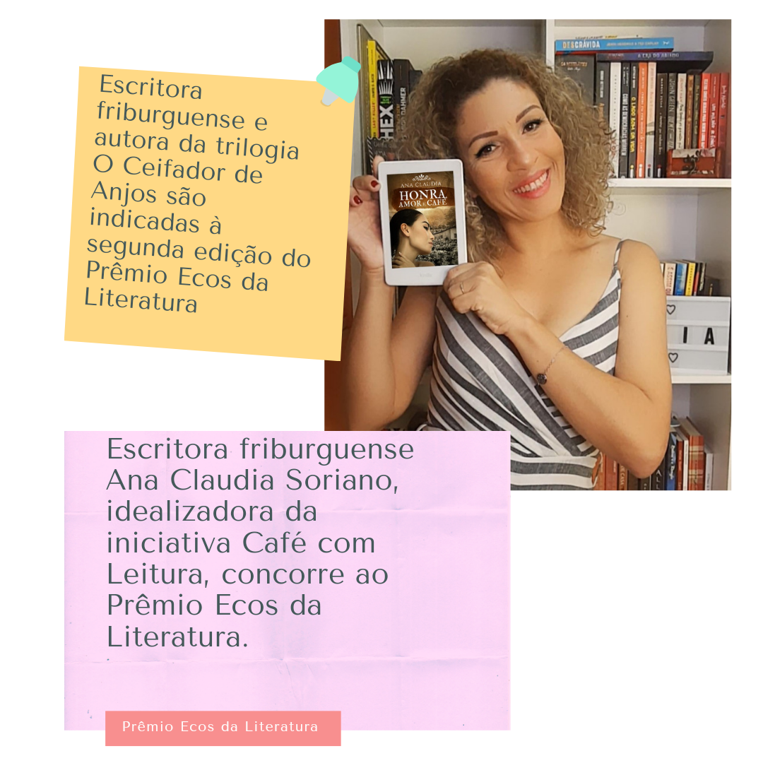 Escritora friburguense Ana Claudia Soriano concorre ao Prêmio Ecos da Literatura