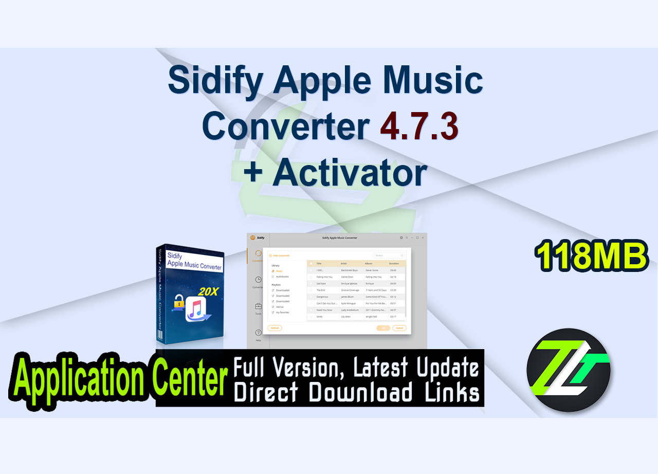 Sidify Apple Music Converter 4.7.3 + Activator