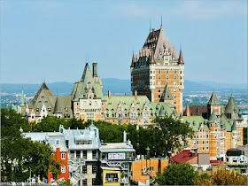 Vistas del Castillo de Frontenac desde la Ciudadela de Quebec