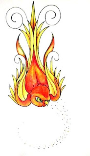 Fire Bird Tattoo