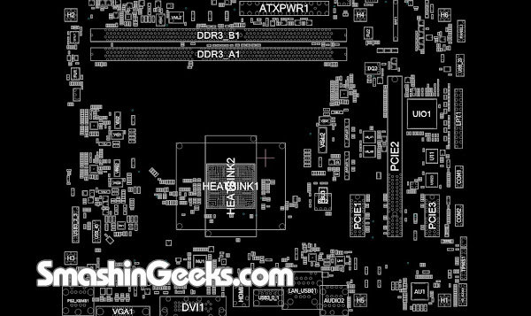 Free ASRock N3050M Rev 1.02 70 MXGZ20 A02 Schematic Boardview