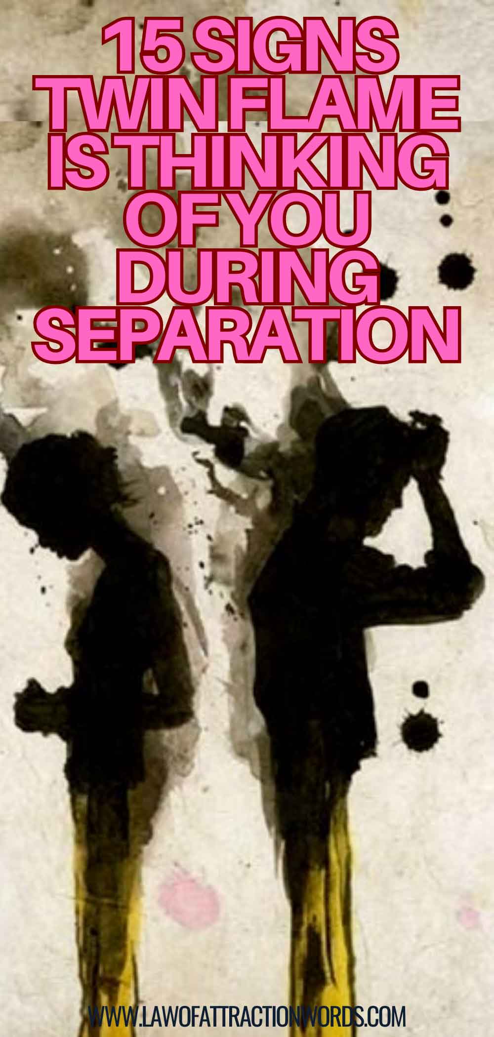Signs Twin Flame Is Thinking Of You During Separation