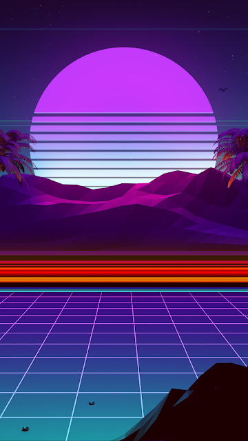 aesthesic vaporwave wallpaper for iphone or android mobile device