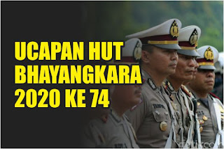 Ucapan Hut Bhayangkara 2020 Ke 74