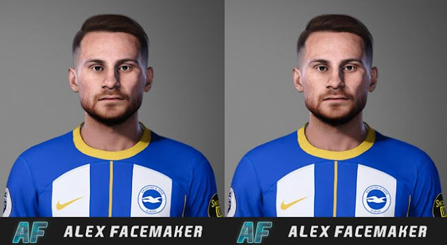 Alexis Mac Allister Face For eFootball PES 2021