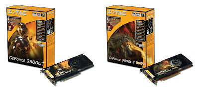 ZOTAC GeForce 9800 GT and 9800 GT AMP! Limited Edition video cards