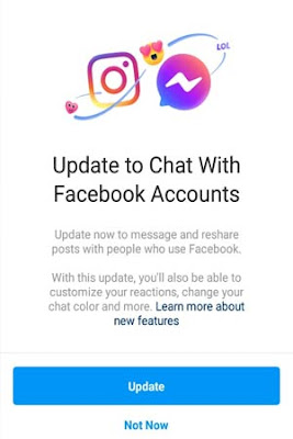 fitur  cross posting dm instagram dan facebook messenger