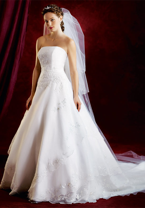 silk chiffon wedding dress