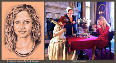 Dr. Suzannah Lipscomb. by Travis Simpkins. Tudor Historian dressing room