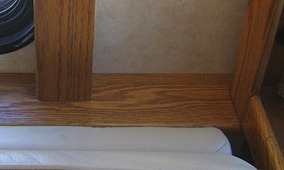 Shelf is well fitted