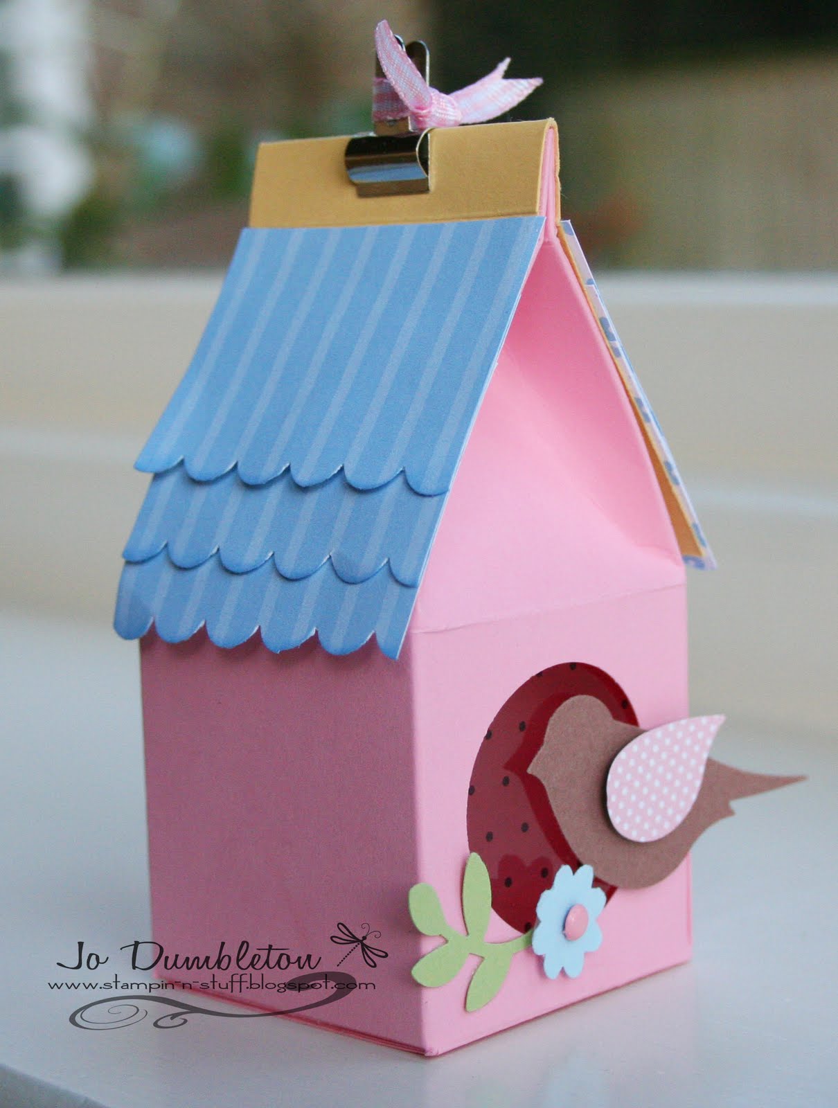 Stampin' 'n Stuff: Birdhouse Tutorial and Template