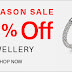 Up to 40% off jewellery - Mid-season sale
