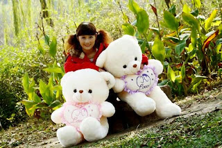 Boneka beruang love 7