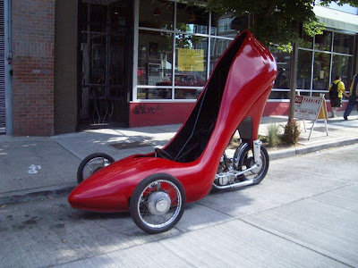 Funny Lady’s Shoe Car