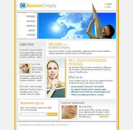 TM 8109 Business Company Web Template