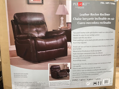 Pulaski Leather Rocker Recliner: comfortable and practical