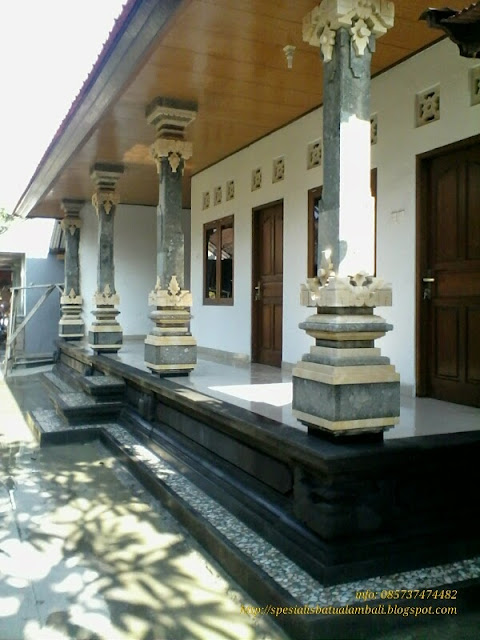  Pilar  style bali  batu baligreen dan palimanan Spesialis Batu Alam Bali 