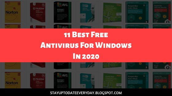11 Best Free Antivirus For PC In 2020 [Windows]