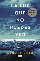 Ranking mensual. Número 13: La luz que no puedes ver, de Anthony Doerr.