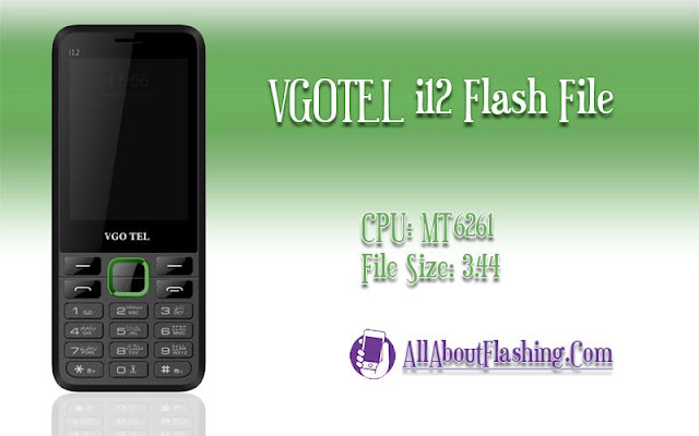 Download VGO TEL  i12 Flash File MT6261 Tested Bin File [Free]
