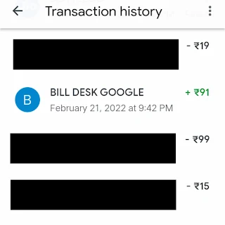 google pay transaction failed but money debited