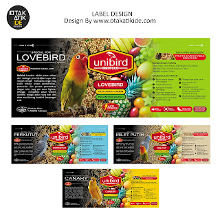 Desain branding produk pakan burung