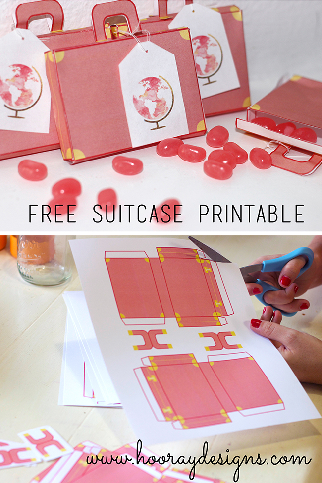 Download Hooray: Mini Suitcase Printable - Download and Print!