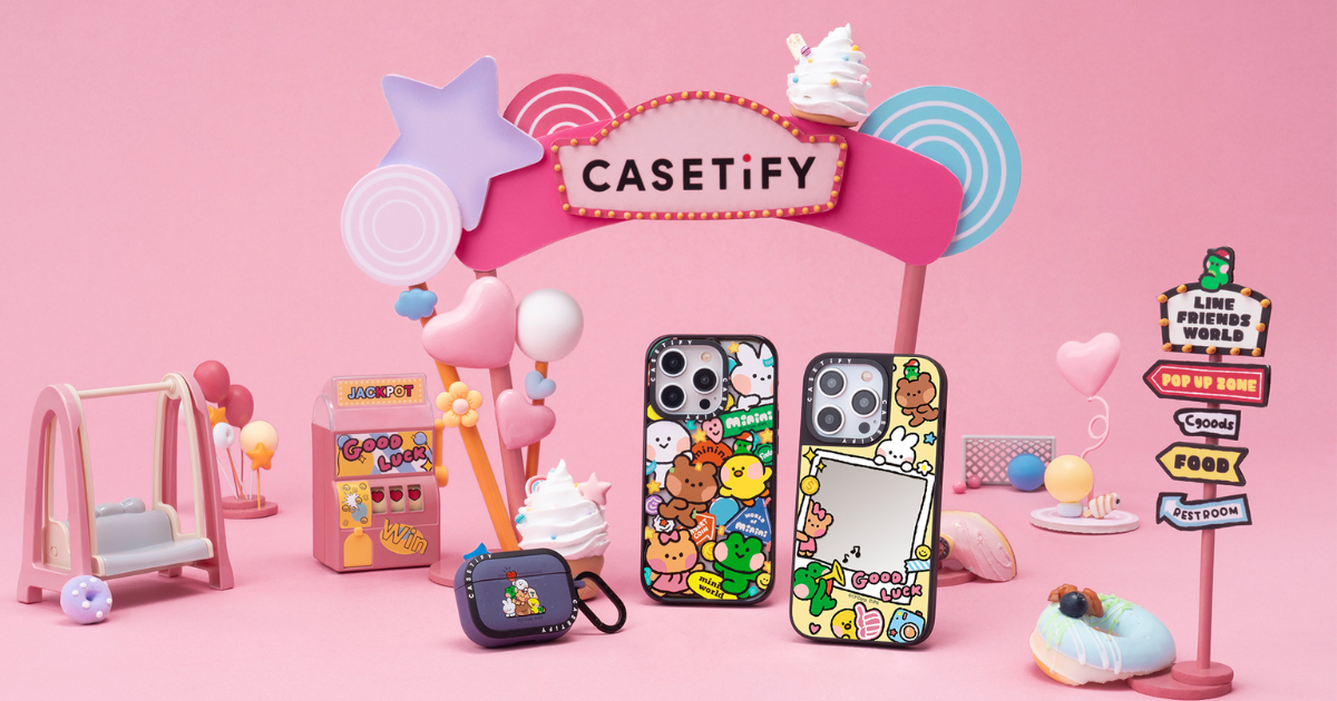 LINE FRIENDS minini x CASETiFY collection : Inspired by IP 'minini'