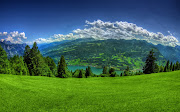 Imagens de Fundo: Imagem de FundoBela paisagem sobre montanhas, . (bela paisagem sobre montanhas em tons verdes imagens imagem de fundo wallpaper para pc computador tela gratis ambiente de trabalho)