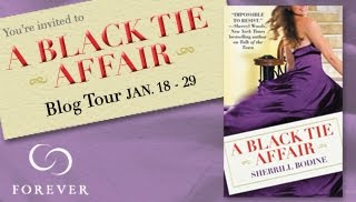 a black tie affair tour button