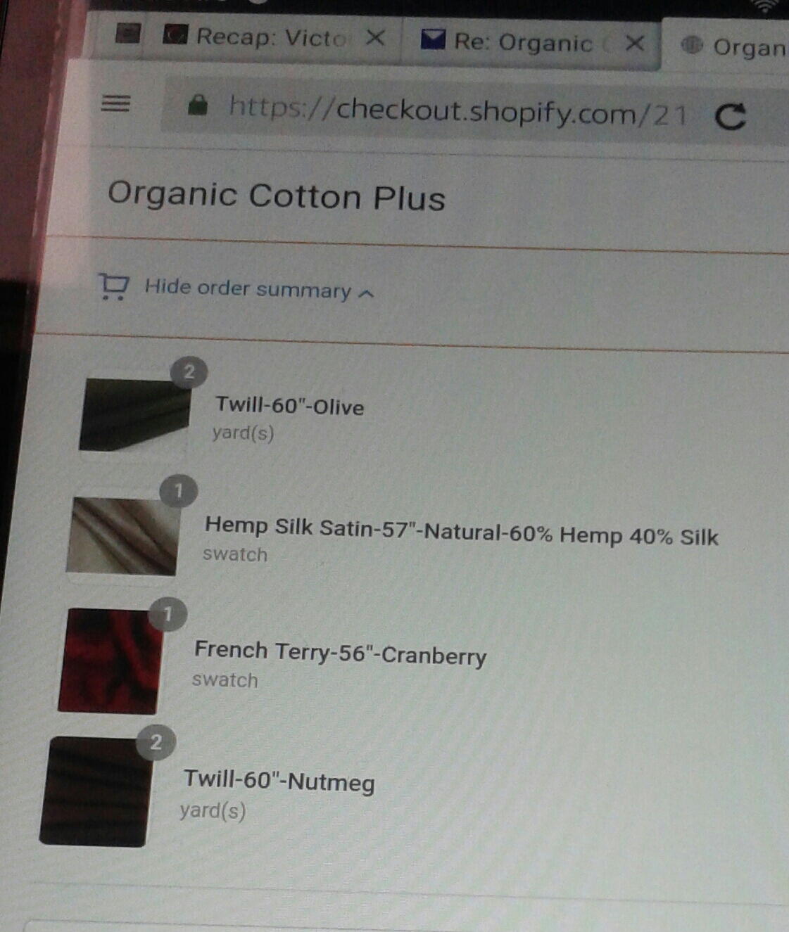 As I Said: Organic Cotton Plus Fabric Review