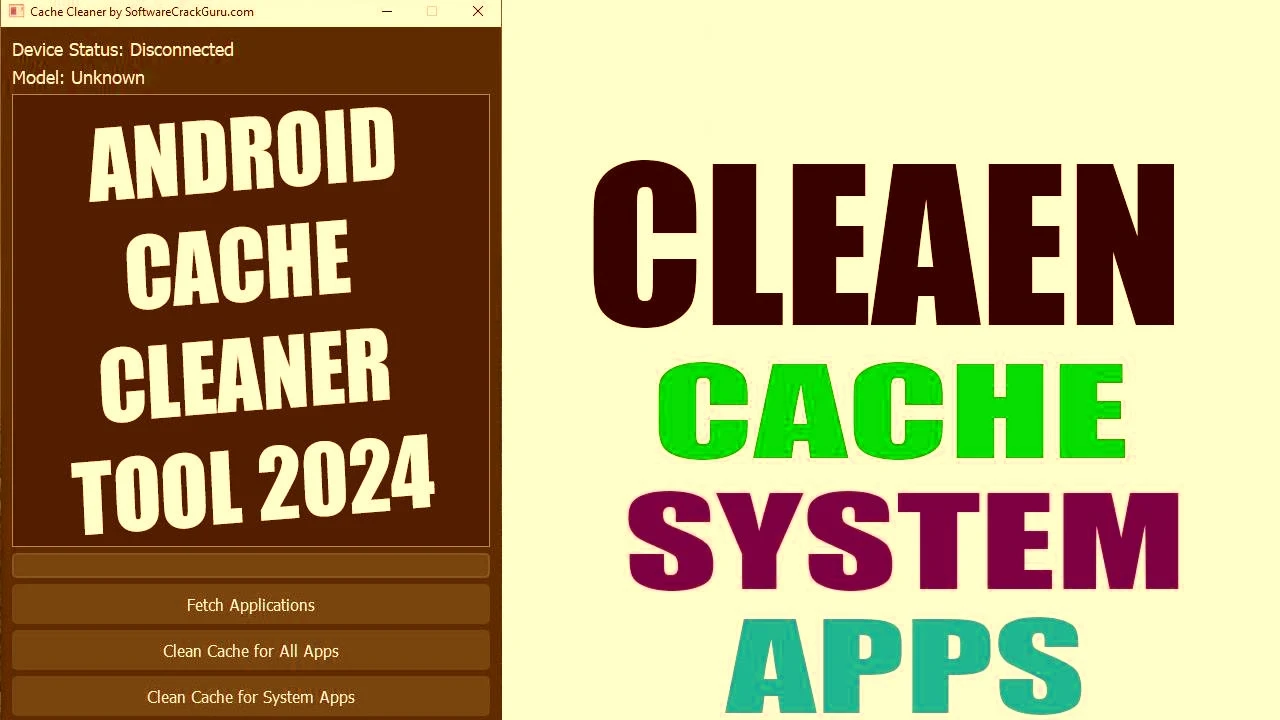 Android Cache Cleaner Tool Android Cache Cleaner Tool