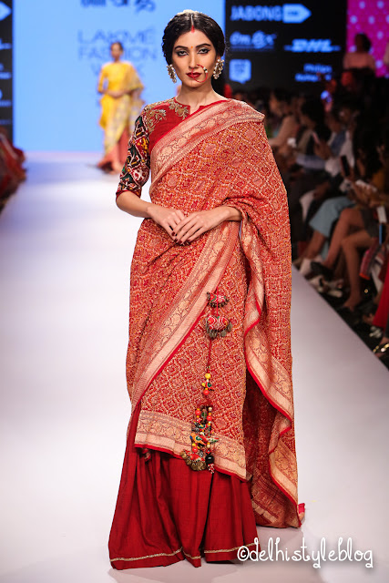 Gaurang Shah LFW AW15 Samyukta Varanasi handloom