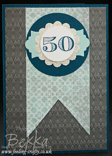 Memorable Moments Birthday Card by Stampin' Up! Demonstrator Bekka Prideaux - check out her blog for lots of great ideas
