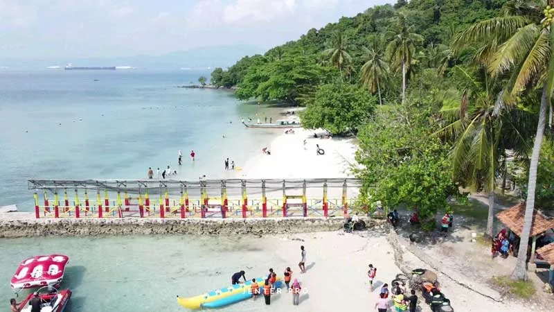 Fasilitas Wisata di Tangkil Beach Island Lampung