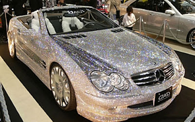 Diamond-covered Mercedes Benz SL550