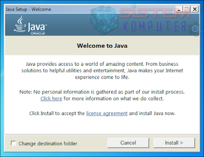 Tutorial Instal Java di Windows