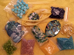 Beed Peeps Swap 'n Hop, May 2 reveal ~ glass, shell, polymer clay, crystal, seed beads :: All Pretty Things