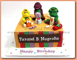 kue ulang tahun barney