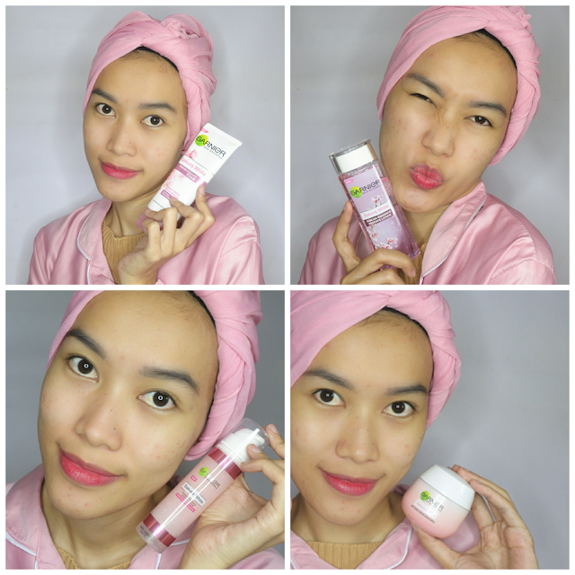 Garnier Sakura White Series - Day Routine