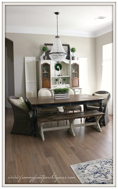 mia chandelier-pottery barn-french farmhouse-suburban farmhouse dining room-from my front porch to yours