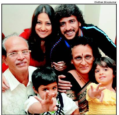 Upendra's family